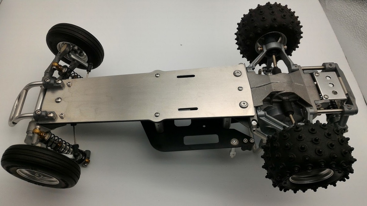 Fighting buggy / Super Champ aluminum reinforcing plate.